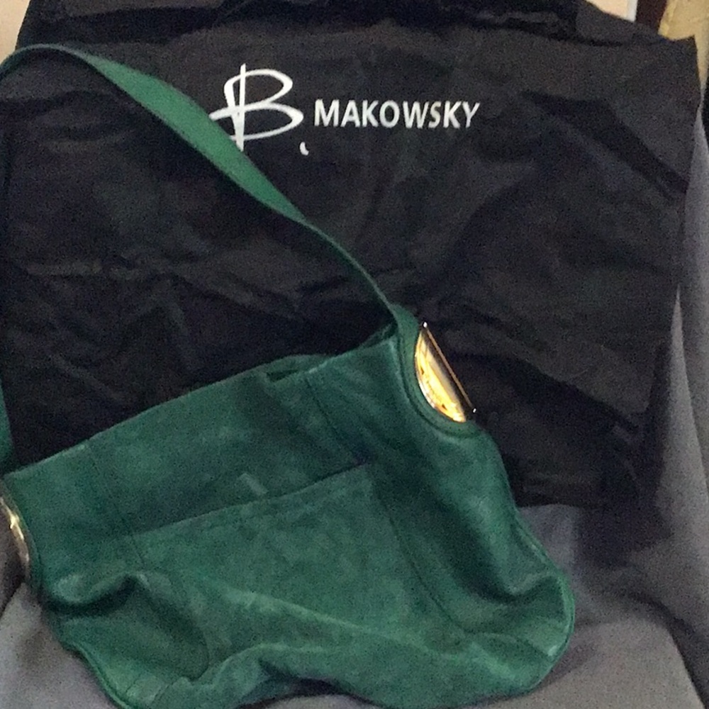 B.Makowsky Suede Bag